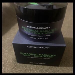 ALLWELL Beauty Botanical Radiance Moisturizing Face + Body Mask Vegan